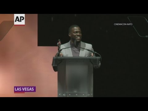 Hollywood superstars including Kevin Hart, Seth Rogen, Charlie Theron and Jamie Lee Curtis head to Vegas for the CinemaCon Awards. (April 5)