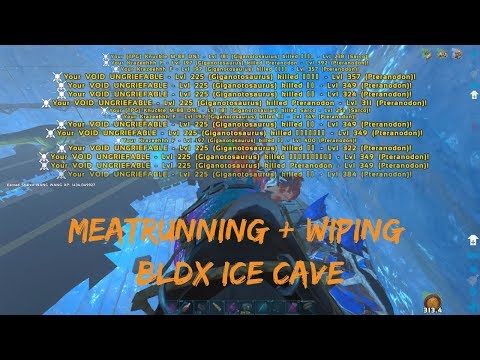 Meatrunning And Wiping BLDX Ice Cave | Ark Official PvP