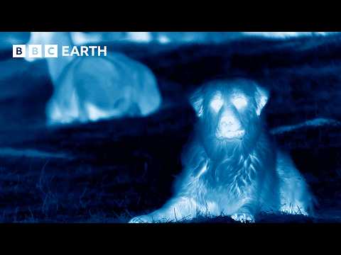 Dogs Protect Herd From Wolves Caught in Night Vision | BBC Earth
