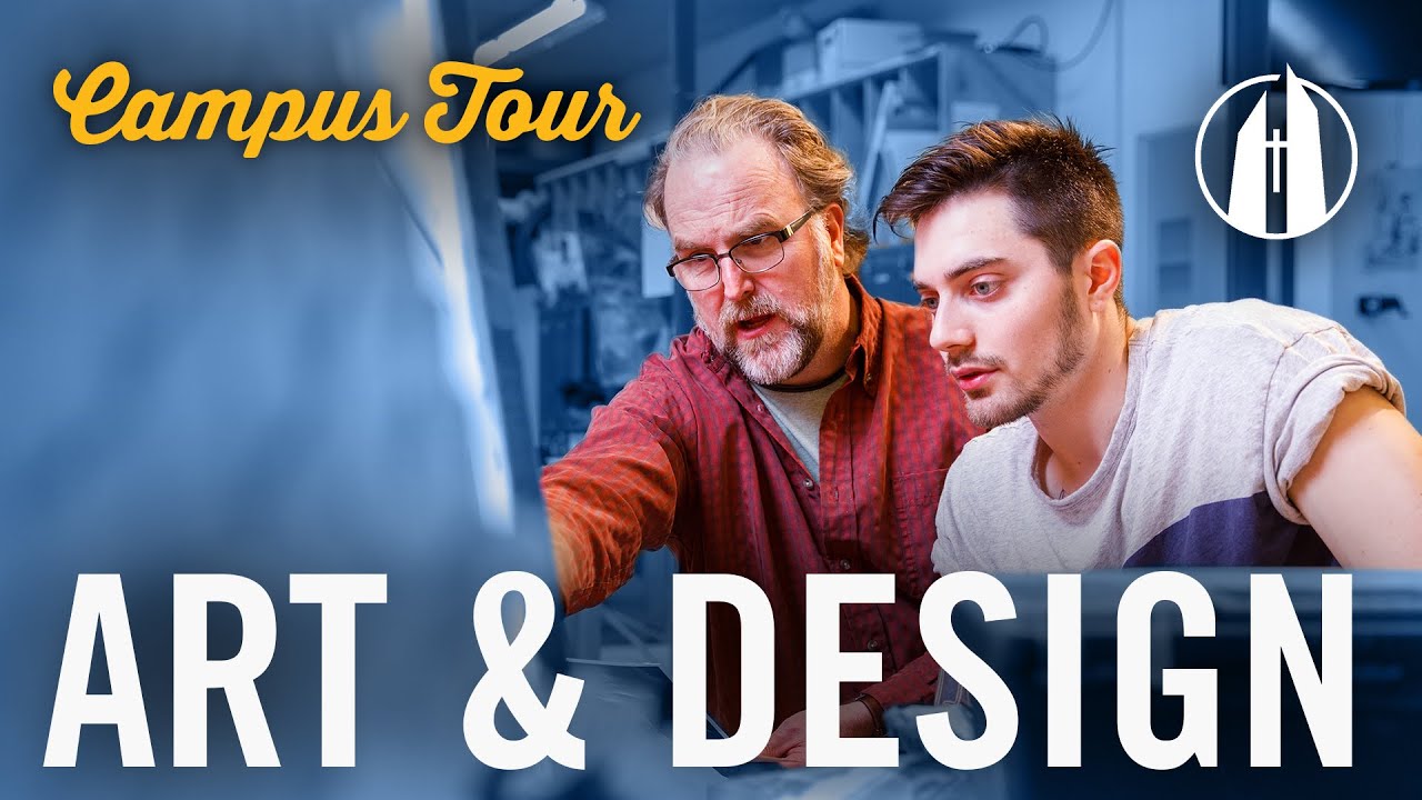 Watch video: Campus Tour: Art & Design Department