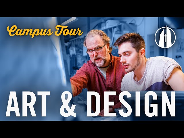 Watch video: Campus Tour: Art & Design