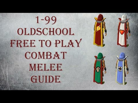 OSRS 1-99 melee combat guide for F2P [OSRS] [2007] [F2P]