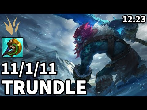 Trundle Jungle vs Nidalee - EUW Master | Patch 12.23