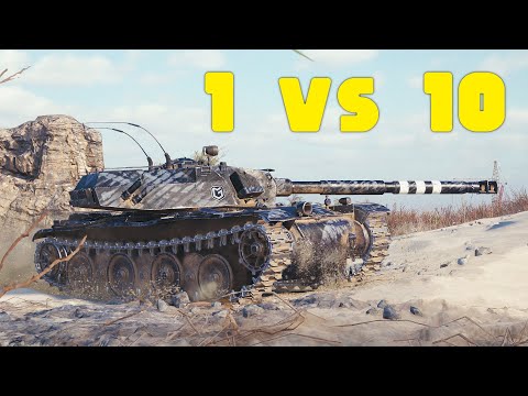 World of Tanks Bat.-Châtillon Bourrasque - 1 vs 10 But ..