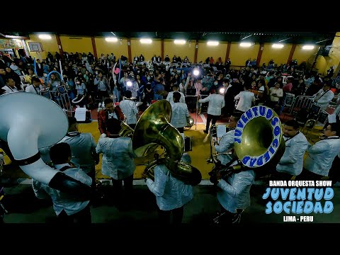 BANDA ORQUESTA JUVENTUD SOCIEDAD 2021 - MIX HUAYNOS - CUMBIA HUAROCHIRANA - TUNANTADA - 14 ANVR