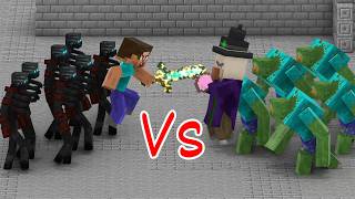 Steve and Alex v.s Mutant Zombies - Minecraft Animation