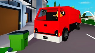 Roblox Brookhaven 🏡RP GARBAGE TRUCK (How To Take Out Trash)