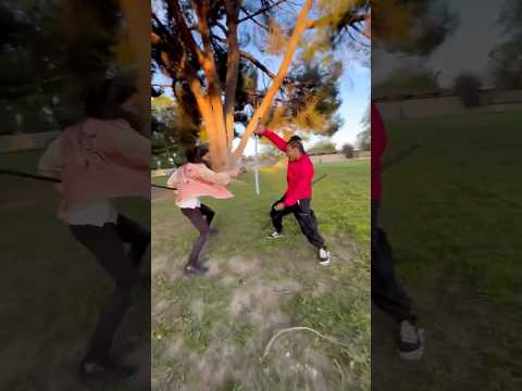 The student vs the master! #samurai #master #streetfight #ninjaskills