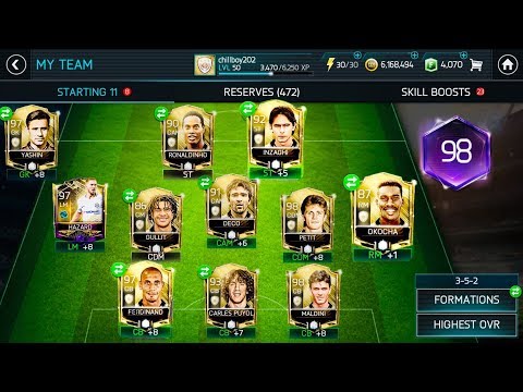 Claiming OKOCHA, INZAGHI, RIO FERDINAND - New Icons Gameplay Review/Full Icons Team-Fifa mobile S2 Video