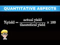 Quantitative Aspects Of Chemical Change Percentage Yield