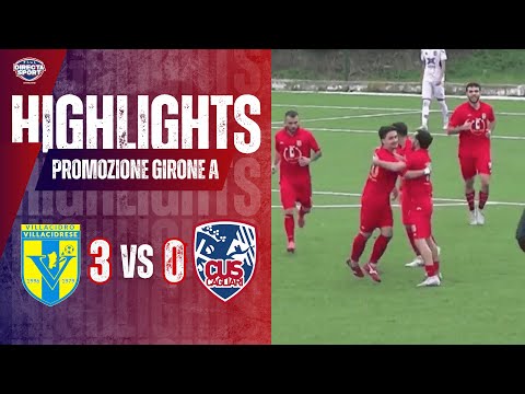 Football Promotion Group A - Villacidrese Calcio-Cus Cagliari 3-0 (Highlights)