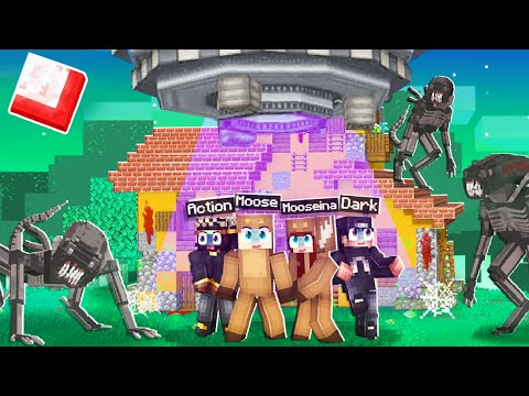 Moose - When you see SCARY ALIENS outside MINECRAFT HOUSE... DELETE YOUR GAME!