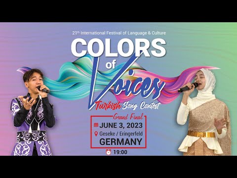 IFLC “Colors of Voices” Turkish Song Contest 2023 - Grand Final - ⏰ 19:00 - Live Stream - Germany