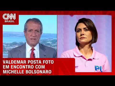 Valdemar Costa posta foto em encontro com Michelle Bolsonaro | CNN 360°