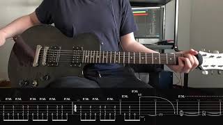 Deconstruction Intro - Devin Townsend Project (ON-SCREEN TABS) (ONE-TAKE COVER)