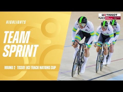 Велоспорт Team Sprint Highlights — Hong Kong | 2024 Tissot UCI Track Nations Cup