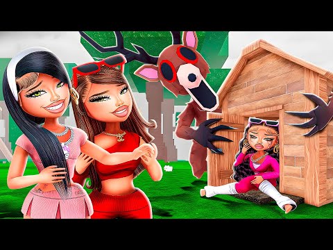 Mean Girls Made Me SURVIVE IN A SHED For 99 Nights in The Forest! (Roblox)
