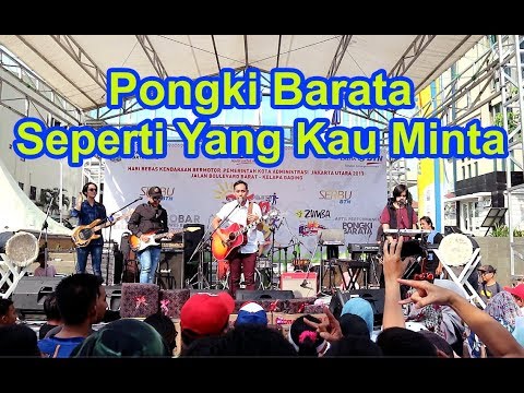 Pongki Barata  Seperti Yang Kau Minta (Live) @Kelapa Gading #SerbuBTN