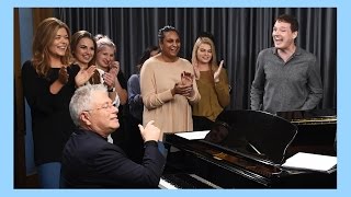 Beauty &amp; The Beast 2017 - Singing With Alan Menken