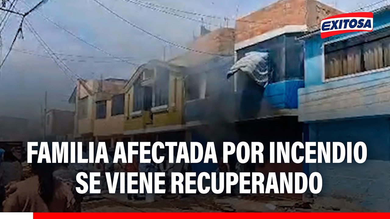 🔴🔵 Familia afectada por incendio en Tacna se recupera y realizó pollada