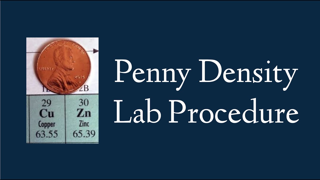 Penny Density Lab Data Collection