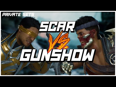 Fighting Gunshow's Havik - Scar (Kenshi) vs Gunshow (Havik) Private Sets - Mortal Kombat 1
