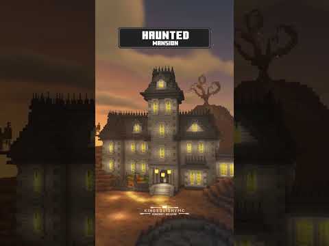 Haunted Mansion | Minecraft Builds #shorts