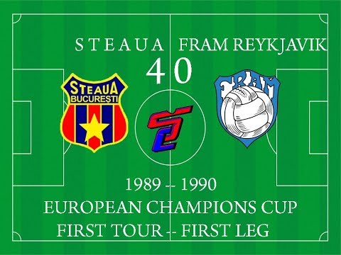 Steaua 4-0 Fram Reykjavik (1989/1990 ECC)