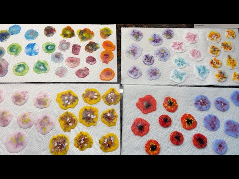 Creating Fused Glass Flower Elements