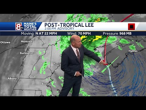 Latest update: Post-Tropical Storm Lee