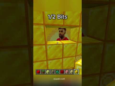 TECHNOGAMERZ MINECRAFT 64 bits 32 bits 16 bits 8 bits 4 bits 2 bit... #technogamerz #minecraft