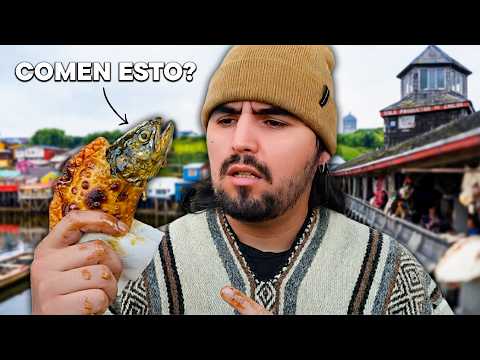 I tried the oiliest food in Chiloé… and I LOVED it 💀