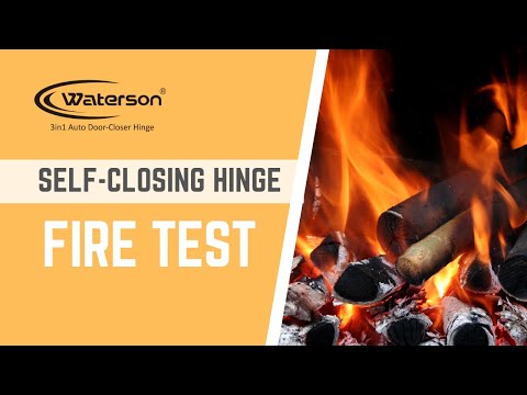Waterson Self-Closing Door Hinge Fire Test Documentary Video