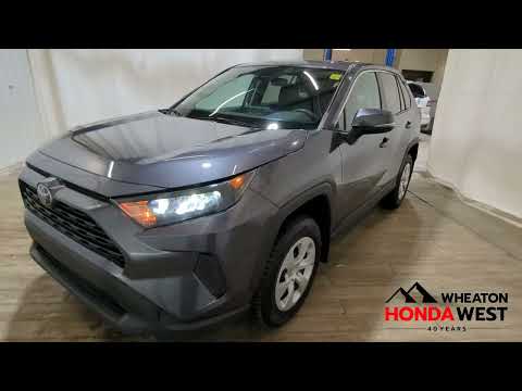 2024 Toyota RAV4 LE AWD in Gray for sale at Wheaton Honda West in Calgary, AB