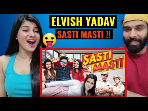 ELVISH YADAV - Sasti Masti 😜🤣|| Elvish Yadav Reaction Video