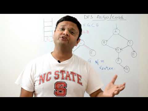 Depth First Search (DFS) on Directed graphs and Cyclic Graphs