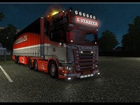 [ETS2 v1.24 & v1.25] Scania R440 Streamline S.Verbeek & Pacton Trailer