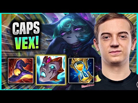 CAPS IS INSANE WITH VEX! - G2 Caps Plays Vex MID vs Akali! | Preseason 2022