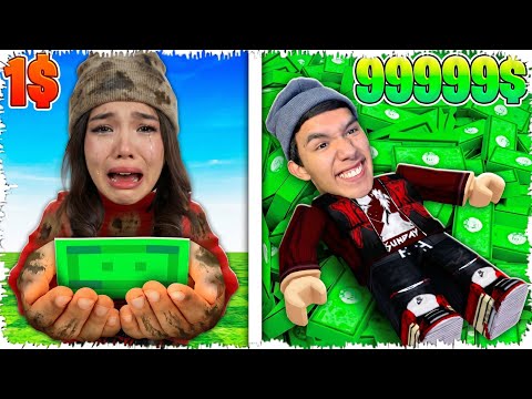 😱АСЕКА МЕНІ АҚША ҮШІН ТАСТАП КЕТТІ! КЕДЕЙДЕН - БАЙҒА АЙНАЛДЫМ! ROBLOX!