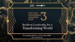 Download lagu LIVE - TOP CEO INDONESIA AWARD 2025 | Resilient Leadership for a Transforming World mp3