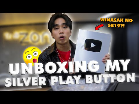 Unboxing my silver play button! Winasak ng SB19?!