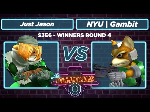 The Nightclub S3E6: Just Jason vs NYU | Gambit - Winners Round 4 SSBM