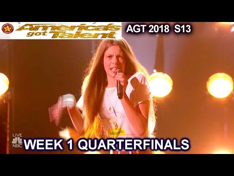 Courtney Hadwin "Papa's Got A Brand New Bag" AWESOME!!Quarterfinals 1 America's Got Talent 2018 AGT