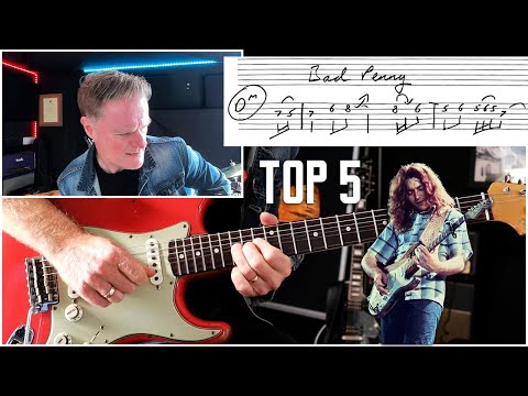 Top 5 Rory Gallagher Guitar Riffs (Lesson)