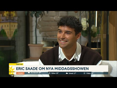 Eric Saades sommarturné ska förena musiken med mat: ”Showen börjar på tallrike… - Nyhetsmorgon (TV4)