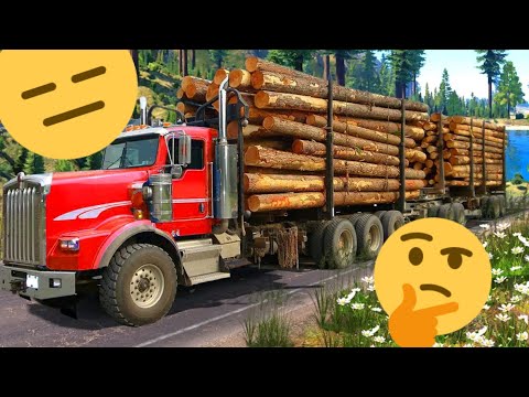 Heavy Logging Cargo Truck Transport Simulator - Android GamePlay 3D