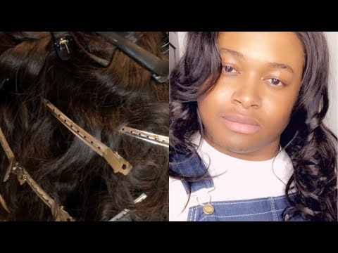 How To Do Pin Curls Tutorial | It'sMe Trey Tv