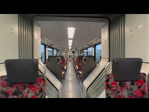 Rundgang im Abellio Flirt 1 auf der Linie RE16 am Essener Hbf