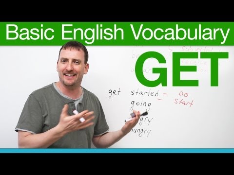 英文文法：活用GET (Basic English Vocabulary - GET)