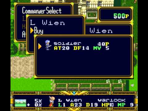 Der Langrisser Super Nintendo